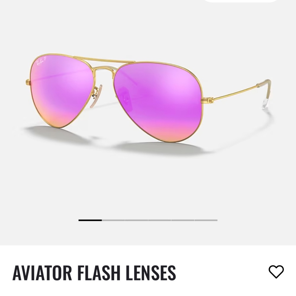 Ray Ban Aviator Flash Lenses